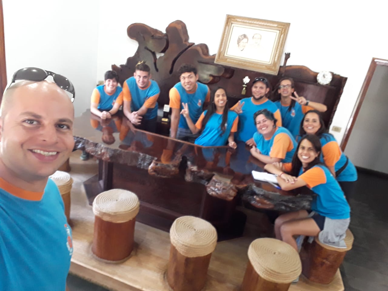 Equipe em treinamento no Parque Maeda